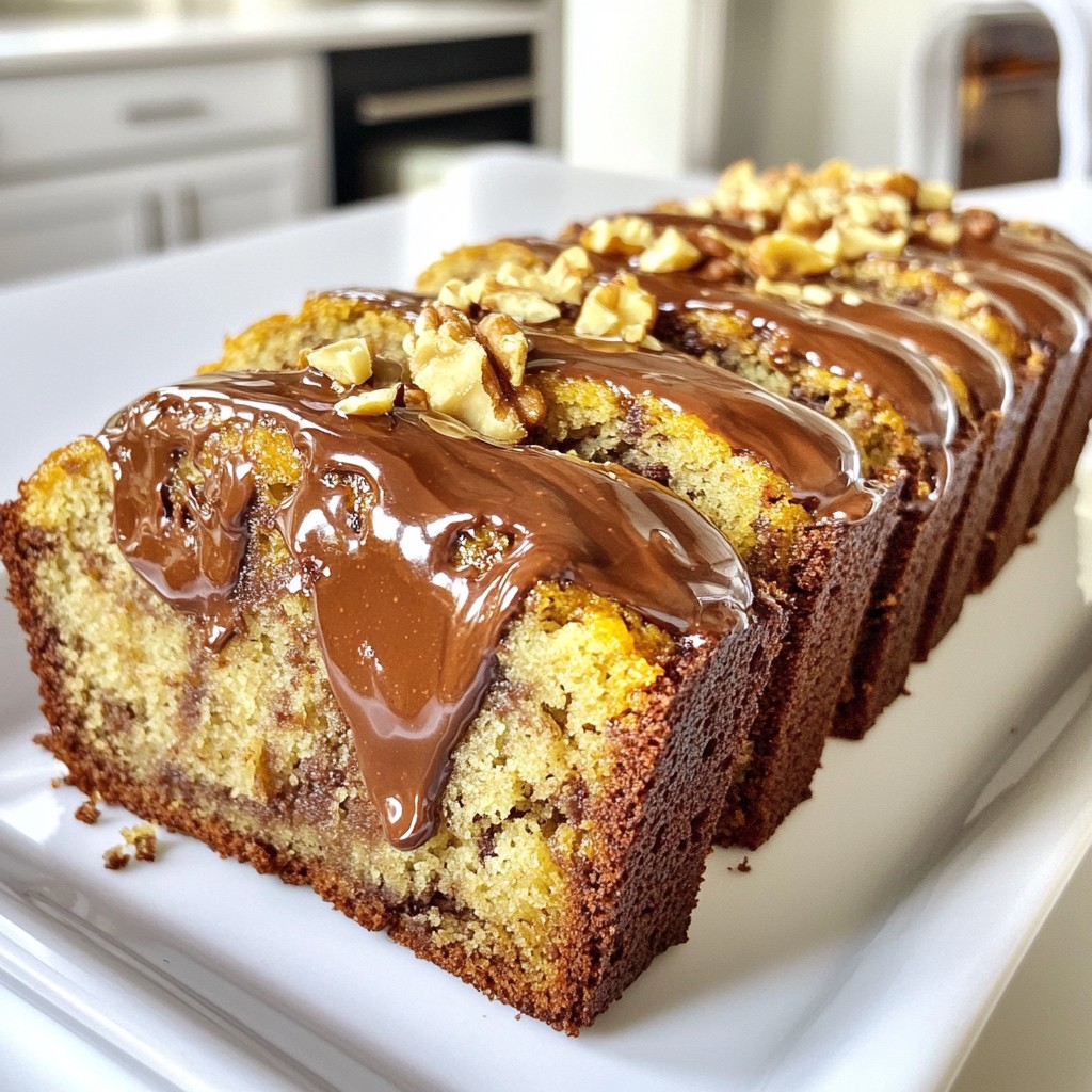 Nutella Swirl Banana Bread Irresistible Treat Recipe