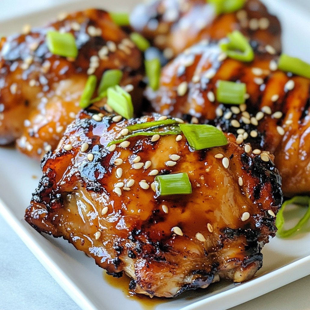 Teriyaki Glazed Chicken Thighs Flavorful and Easy Recipe