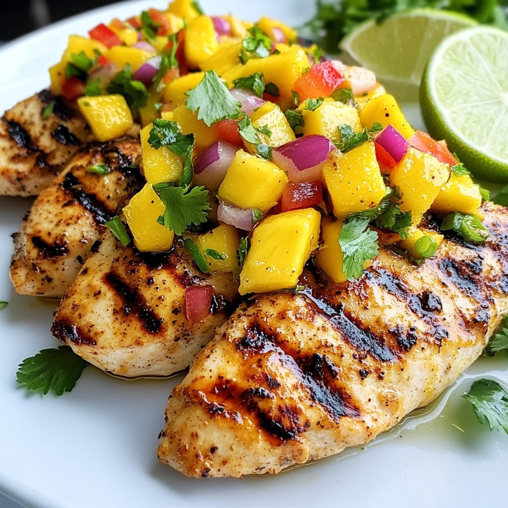 Mango Salsa Chicken Flavorful and Simple Recipe