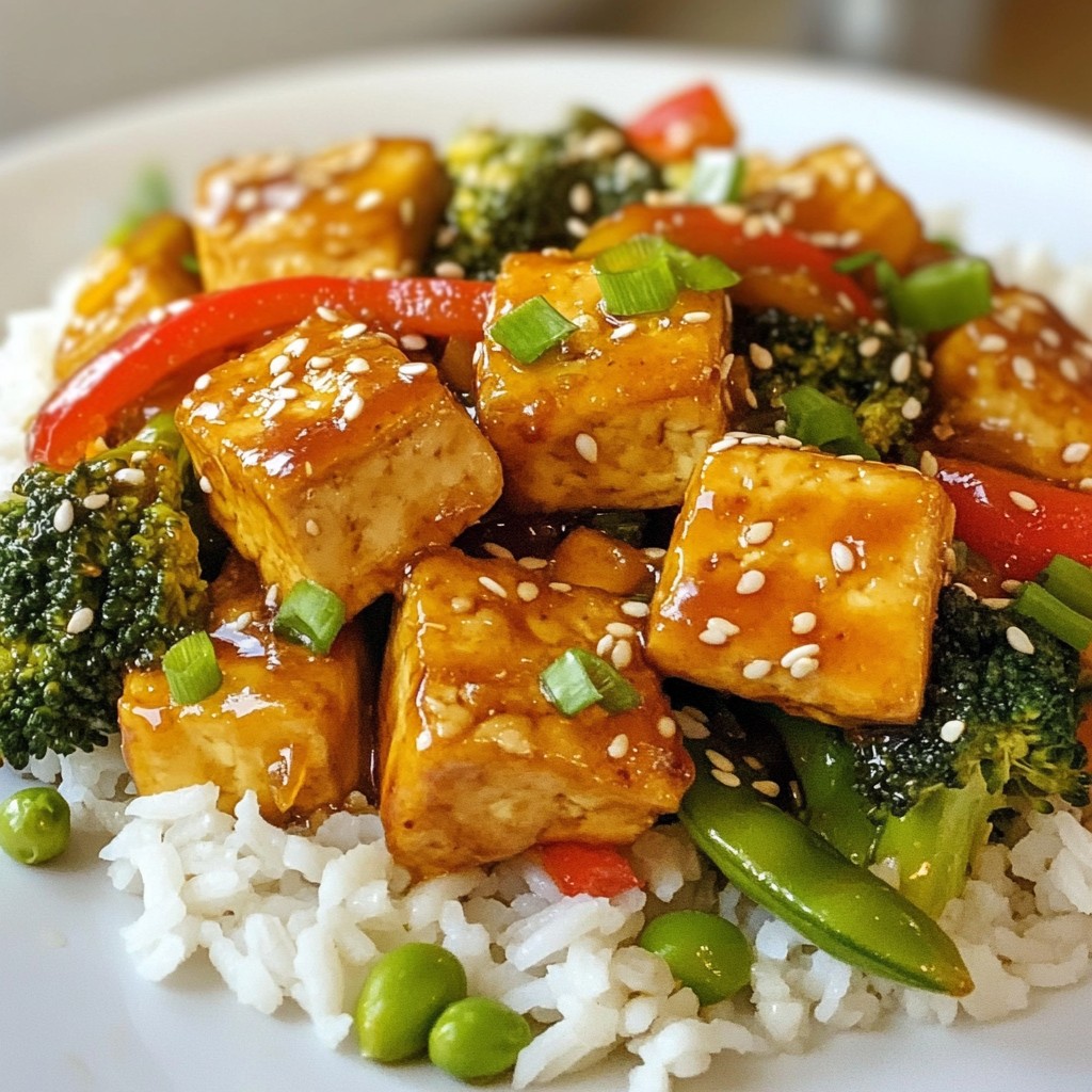 Honey Garlic Tofu Stir Fry Easy and Flavorful Recipe