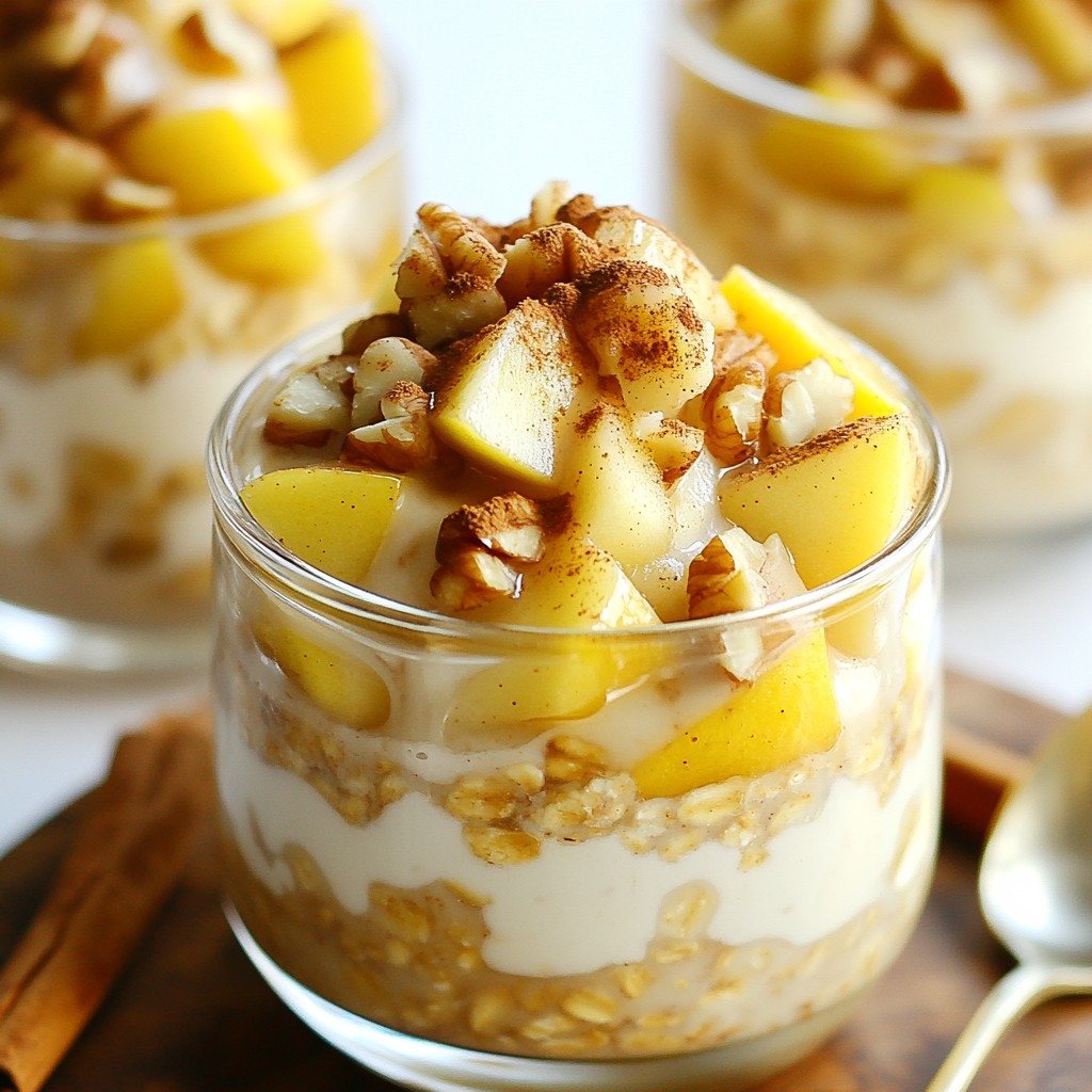 Cinnamon Roll Overnight Oats Simple and Tasty Recipe