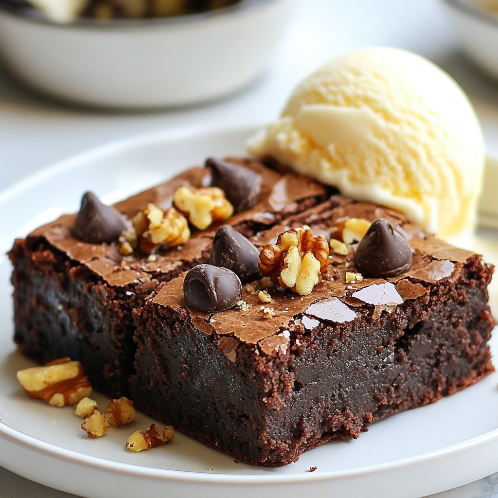 Mocha Fudge Brownies Indulge in Rich Flavor