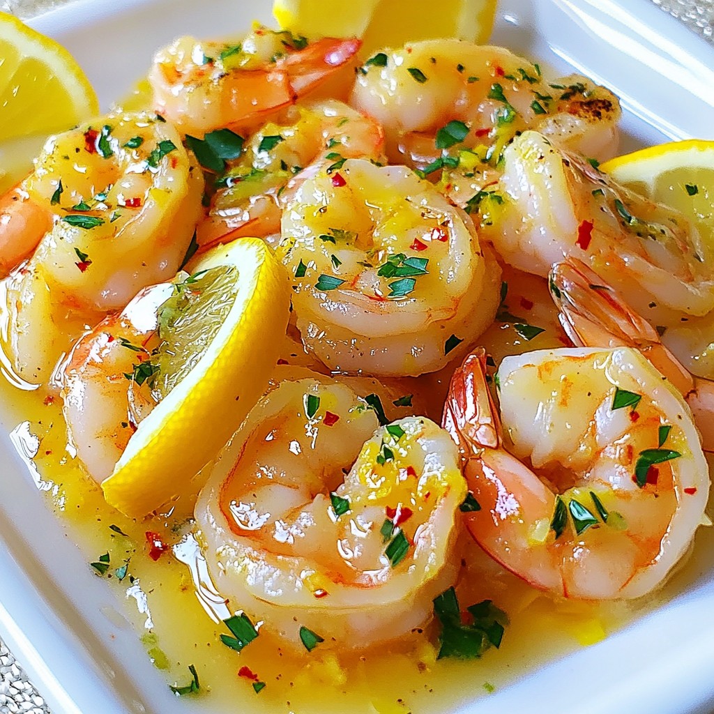 Lemon Garlic Butter Shrimp Delightfully Simple Recipe