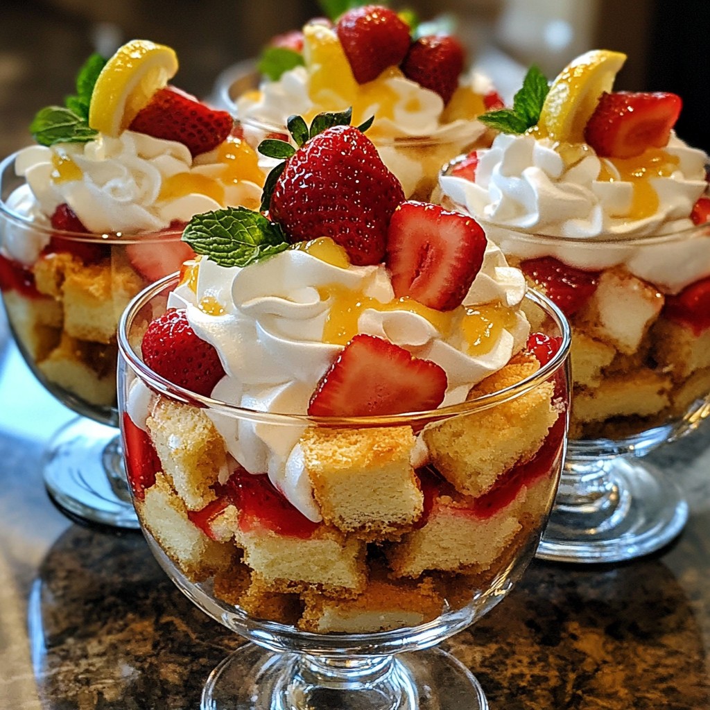 Strawberry Shortcake Trifle Delicious Layered Delight