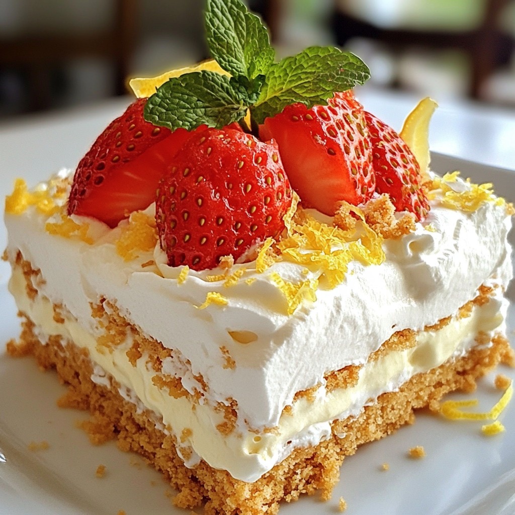 Strawberry Cheesecake Icebox Cake Simple and Sweet