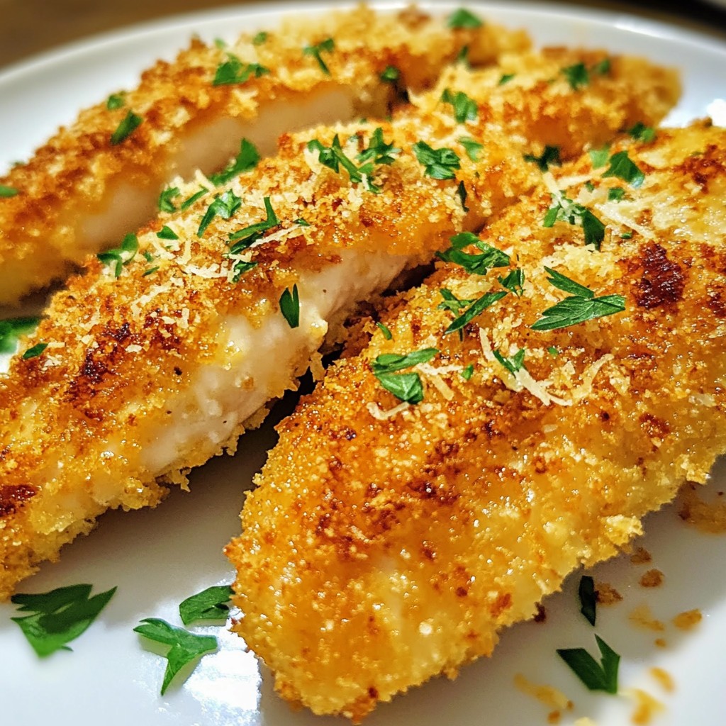 Garlic Parmesan Chicken Tenders Easy and Tasty Dish