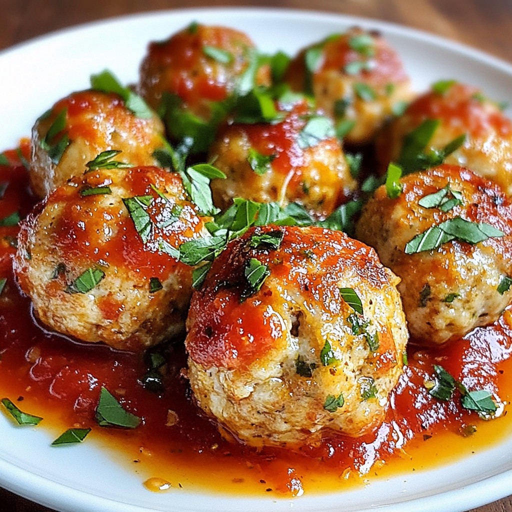 Garlic Herb Turkey Meatballs Flavorful and Easy Dish