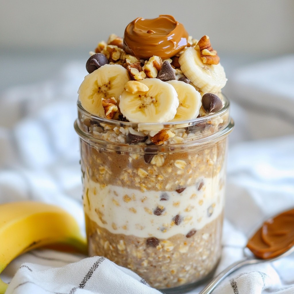 Peanut Butter Cup Overnight Oats Easy and Delicious Meal