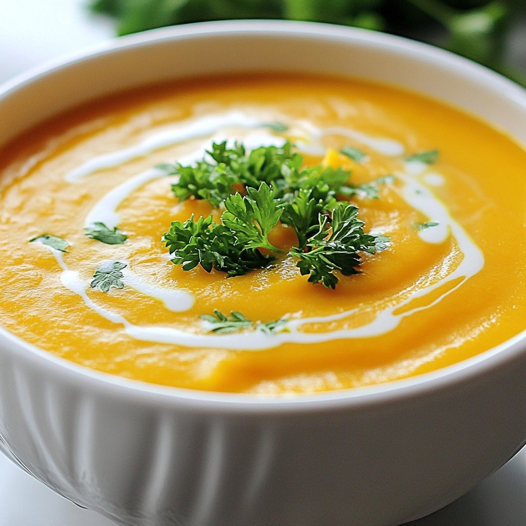 Sweet Potato Apple Soup Flavorful and Wholesome Recipe