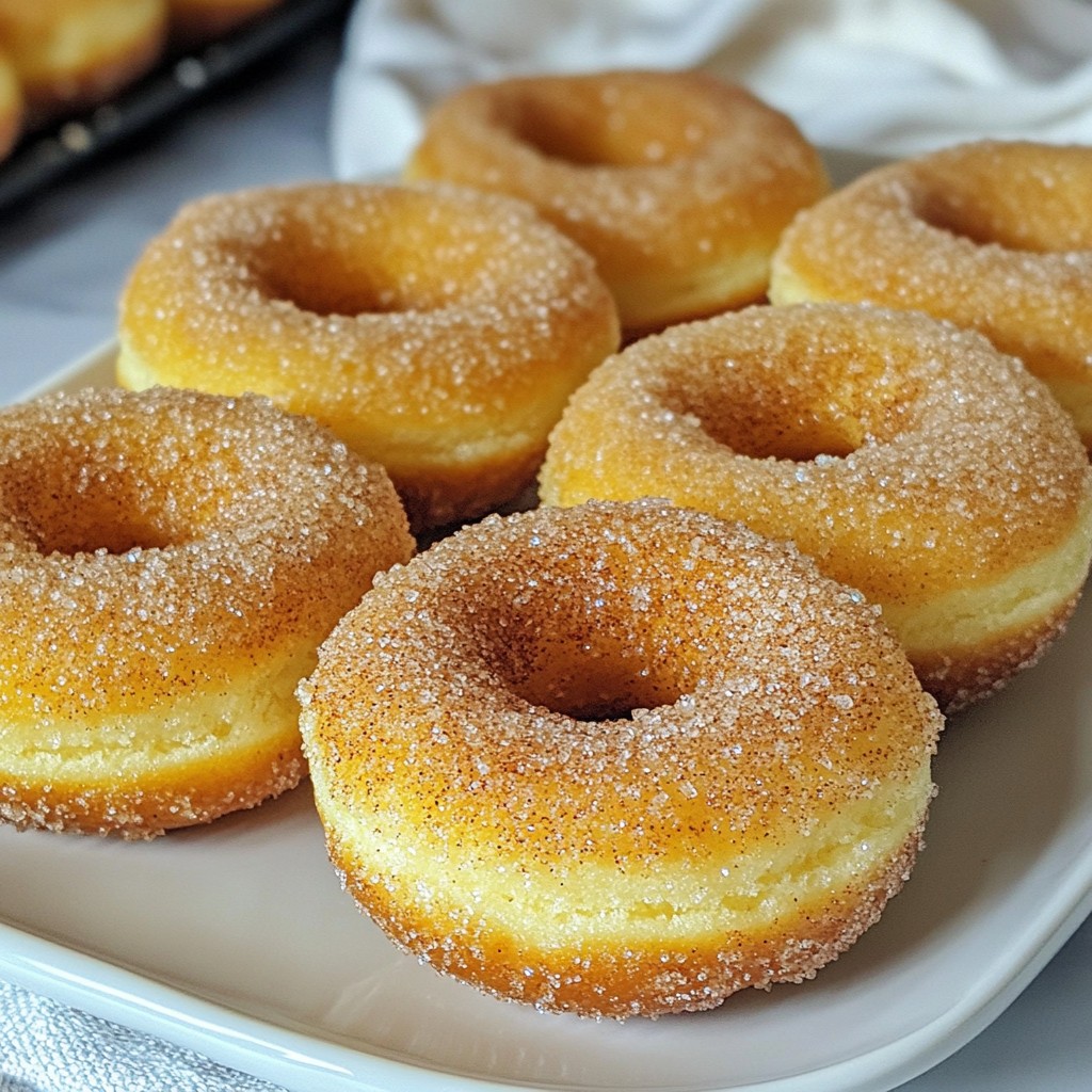 Cinnamon Sugar Baked Donuts Fresh and Easy Recipe