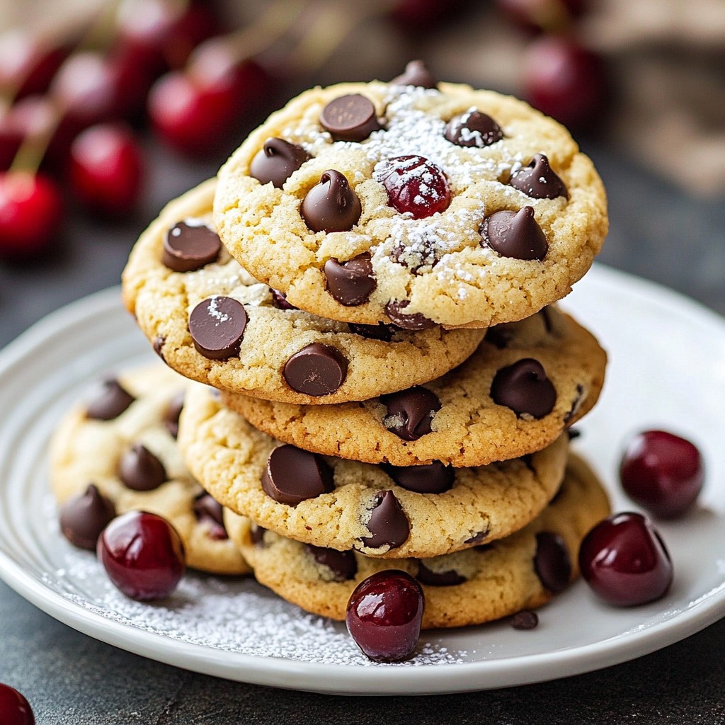 Cherry Chocolate Chip Cookies Delightful and Easy Recipe