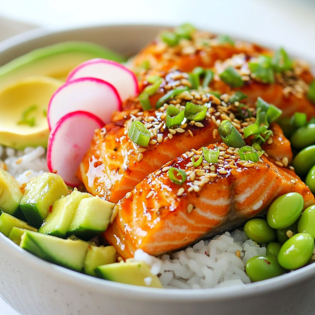 Sesame Crusted Salmon Poke Bowl Fresh and Tasty Meal