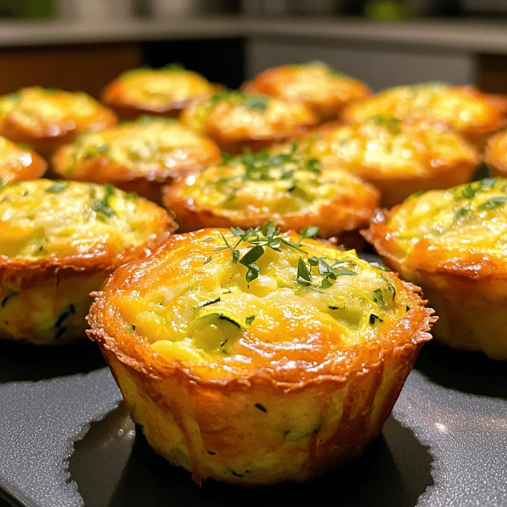 Zucchini Quiche Muffins Irresistible Savory Snack