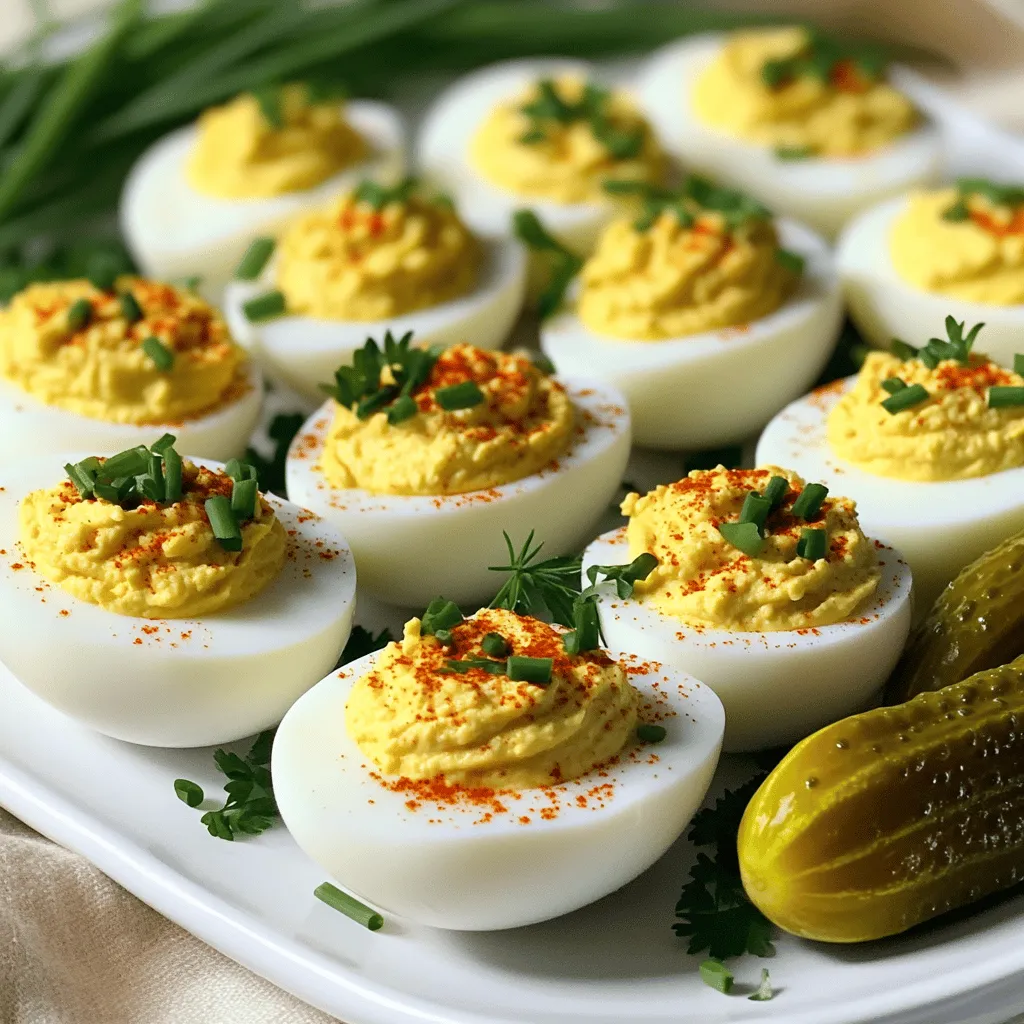 Classic Deviled Eggs with Sweet Relish Simple Recipe